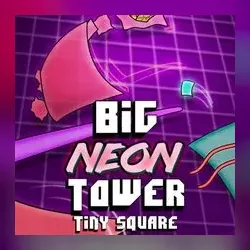 Big Neon Tower Tiny Square